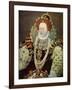 Elizabeth I, Queen of England and Ireland, C1588, (C1902-190)-George Gower-Framed Giclee Print