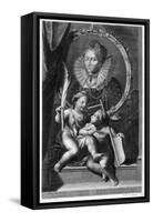 Elizabeth I, Queen of England and Ireland-Cornelis Vermeulen-Framed Stretched Canvas