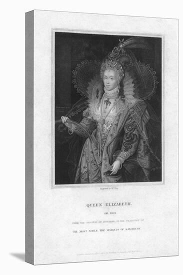 Elizabeth I, Queen of England-William Thomas Fry-Stretched Canvas