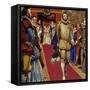 Elizabeth I Sentenced Him to Imprisonment for Secretly Marrying-Alberto Salinas-Framed Stretched Canvas