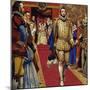 Elizabeth I Sentenced Him to Imprisonment for Secretly Marrying-Alberto Salinas-Mounted Giclee Print