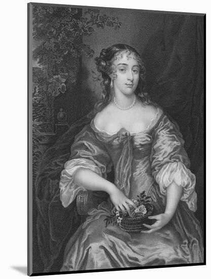 Elizabeth, Lady Denham-Sir Peter Lely-Mounted Giclee Print