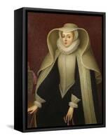 Elizabeth, Lady Hoby, Née Elizabeth Cooke (1528-160), Late 18th Cent.-Henry Bone-Framed Stretched Canvas