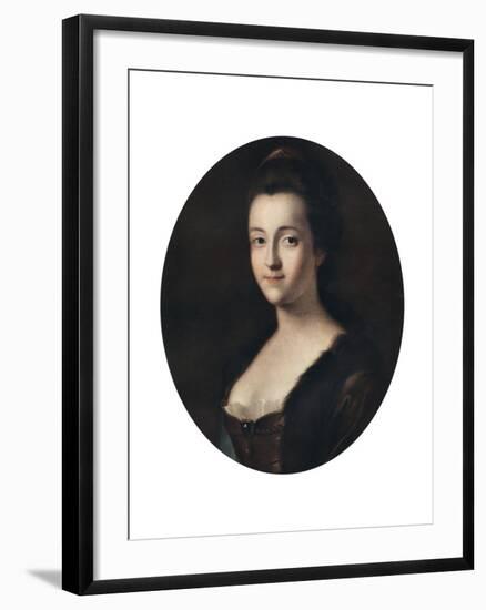 Elizabeth, Margravine of Anspach, Late 18th Century-Thomas Gainsborough-Framed Giclee Print