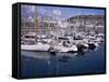 Elizabeth Marina, St. Helier, Jersey, Channel Islands, United Kingdom-David Hunter-Framed Stretched Canvas