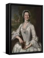 Elizabeth Moffatt Sherburne, c.1750-John Greenwood-Framed Stretched Canvas