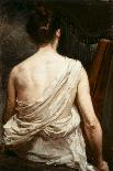 Woman with a Harp, 1887 (Oil on Canvas)-Elizabeth Nourse-Giclee Print