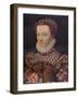 Elizabeth of Austria, (1554-1592), wife of King Charles IX (1550-1574), c1571, (1911)-Francois Clouet-Framed Giclee Print