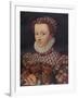 Elizabeth of Austria, (1554-1592), wife of King Charles IX (1550-1574), c1571, (1911)-Francois Clouet-Framed Giclee Print