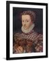 Elizabeth of Austria, (1554-1592), wife of King Charles IX (1550-1574), c1571, (1911)-Francois Clouet-Framed Giclee Print