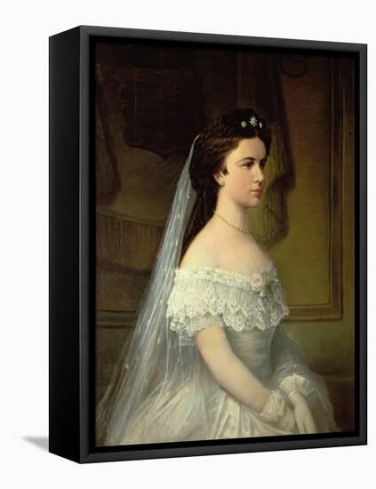 Elizabeth of Bavaria-Austrian School-Framed Stretched Canvas