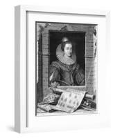 Elizabeth of Bohemia, C1700-1750-George Vertue-Framed Giclee Print