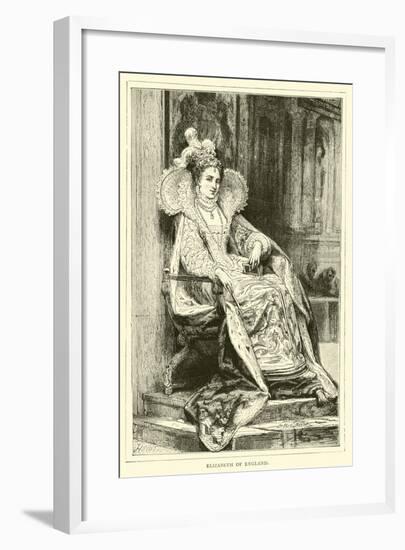 Elizabeth of England-null-Framed Giclee Print