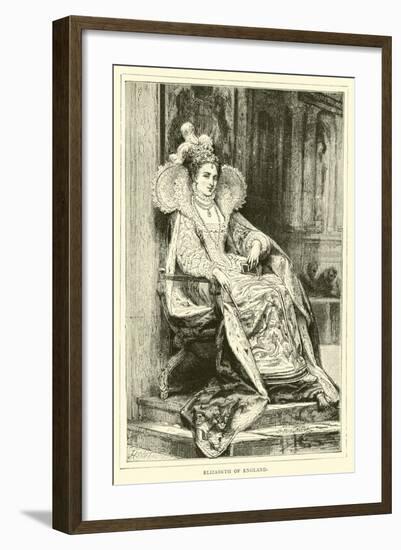 Elizabeth of England-null-Framed Giclee Print