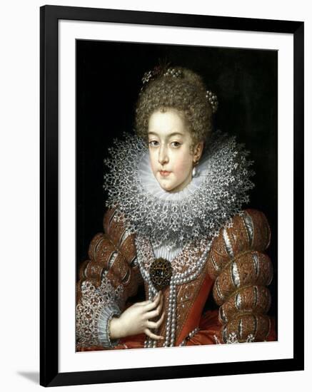 Elizabeth of France, Queen of Spain, Ca. 1615-Frans Pourbus The Younger-Framed Giclee Print