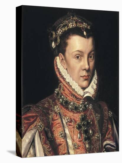 Elizabeth of Valois-Alonso Sanchez Coello-Stretched Canvas