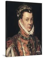 Elizabeth of Valois-Alonso Sanchez Coello-Stretched Canvas