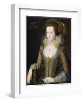 Elizabeth Poulett, 1616-Robert Peake-Framed Giclee Print