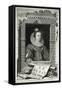 Elizabeth, Queen of Bohemia-G Vertue-Framed Stretched Canvas