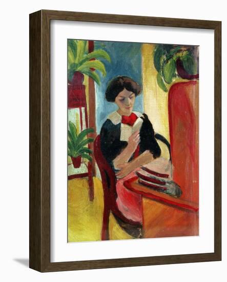 Elizabeth Reading-Auguste Macke-Framed Giclee Print