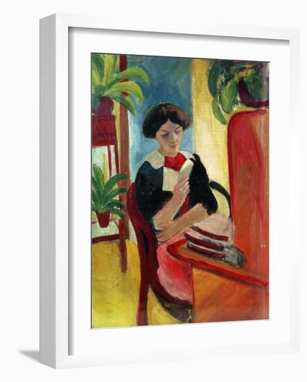 Elizabeth Reading-Auguste Macke-Framed Giclee Print