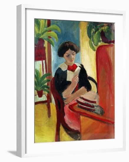 Elizabeth Reading-Auguste Macke-Framed Giclee Print