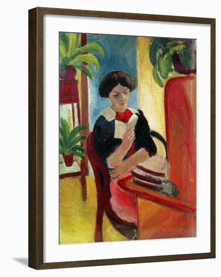 Elizabeth Reading-Auguste Macke-Framed Giclee Print