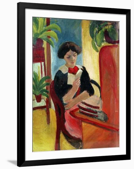 Elizabeth Reading-Auguste Macke-Framed Premium Giclee Print