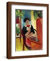 Elizabeth Reading-Auguste Macke-Framed Giclee Print