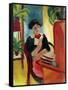 Elizabeth Reading-Auguste Macke-Framed Stretched Canvas