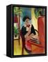 Elizabeth Reading-Auguste Macke-Framed Stretched Canvas