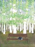 Bench in the Forest-Elizabeth Rider-Giclee Print