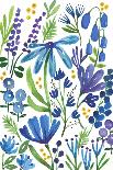 Blue Flowers-Elizabeth Rider-Giclee Print