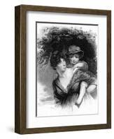 Elizabeth Sheridan-John Hoppner-Framed Art Print