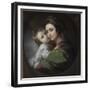 Elizabeth Shewell West and Her Son, Raphael, C.1770 (Oil on Canvas)-Benjamin West-Framed Giclee Print