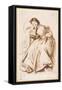 Elizabeth Siddal in a Chair-Dante Gabriel Charles Rossetti-Framed Stretched Canvas