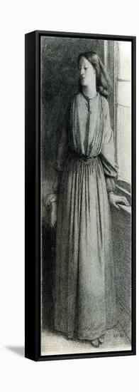 Elizabeth Siddal, May 1854-Dante Gabriel Rossetti-Framed Stretched Canvas