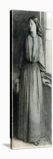 Elizabeth Siddal, May 1854-Dante Gabriel Rossetti-Stretched Canvas