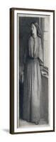 Elizabeth Siddal Standing at a Window-Dante Gabriel Charles Rossetti-Framed Giclee Print