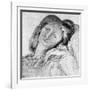 Elizabeth Siddal - wife-Dante Gabriel Rossetti-Framed Giclee Print