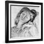 Elizabeth Siddal - wife-Dante Gabriel Rossetti-Framed Giclee Print