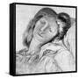 Elizabeth Siddal - wife-Dante Gabriel Rossetti-Framed Stretched Canvas