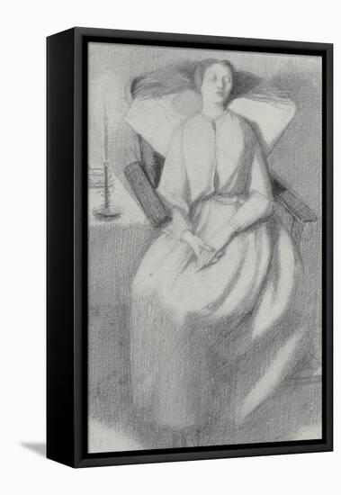 Elizabeth Siddal-Dante Gabriel Rossetti-Framed Stretched Canvas