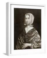 Elizabeth Steward, Mother of Oliver Cromwell, 17th Century-Robert Walker-Framed Giclee Print