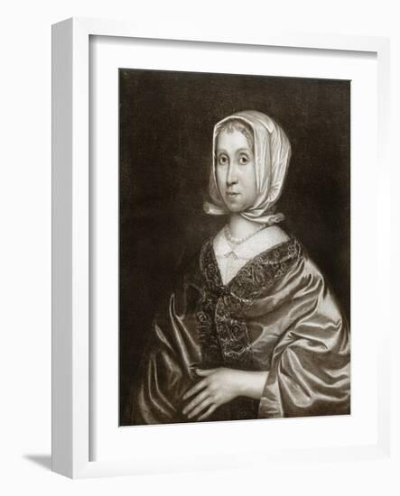 Elizabeth Steward, Mother of Oliver Cromwell, 17th Century-Robert Walker-Framed Giclee Print