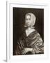 Elizabeth Steward, Mother of Oliver Cromwell, 17th Century-Robert Walker-Framed Giclee Print