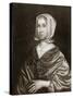 Elizabeth Steward, Mother of Oliver Cromwell, 17th Century-Robert Walker-Stretched Canvas