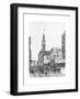 Elizabeth Street, Melbourne, Victoria, Australia, 1886-W Mollier-Framed Giclee Print