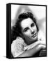 ELIZABETH TAYLOR 1944 (b/w photo)-null-Framed Stretched Canvas