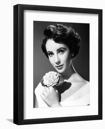 Elizabeth Taylor, 1949-null-Framed Photographic Print